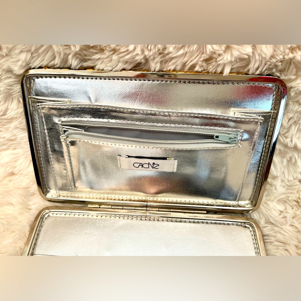 Cache Snake Print Clutch - image 6